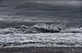 GA142 Winter Waves (b&w) Rotherslade